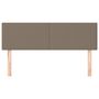 Voir la diapositive 3 : VIDAXL Tetes de lit 2 pcs Taupe 72x5x78/88 cm Tissu