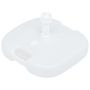 Voir la diapositive 4 : VIDAXL Socle de parasol rempli de sable/d'eau 16 L Blanc Plastique