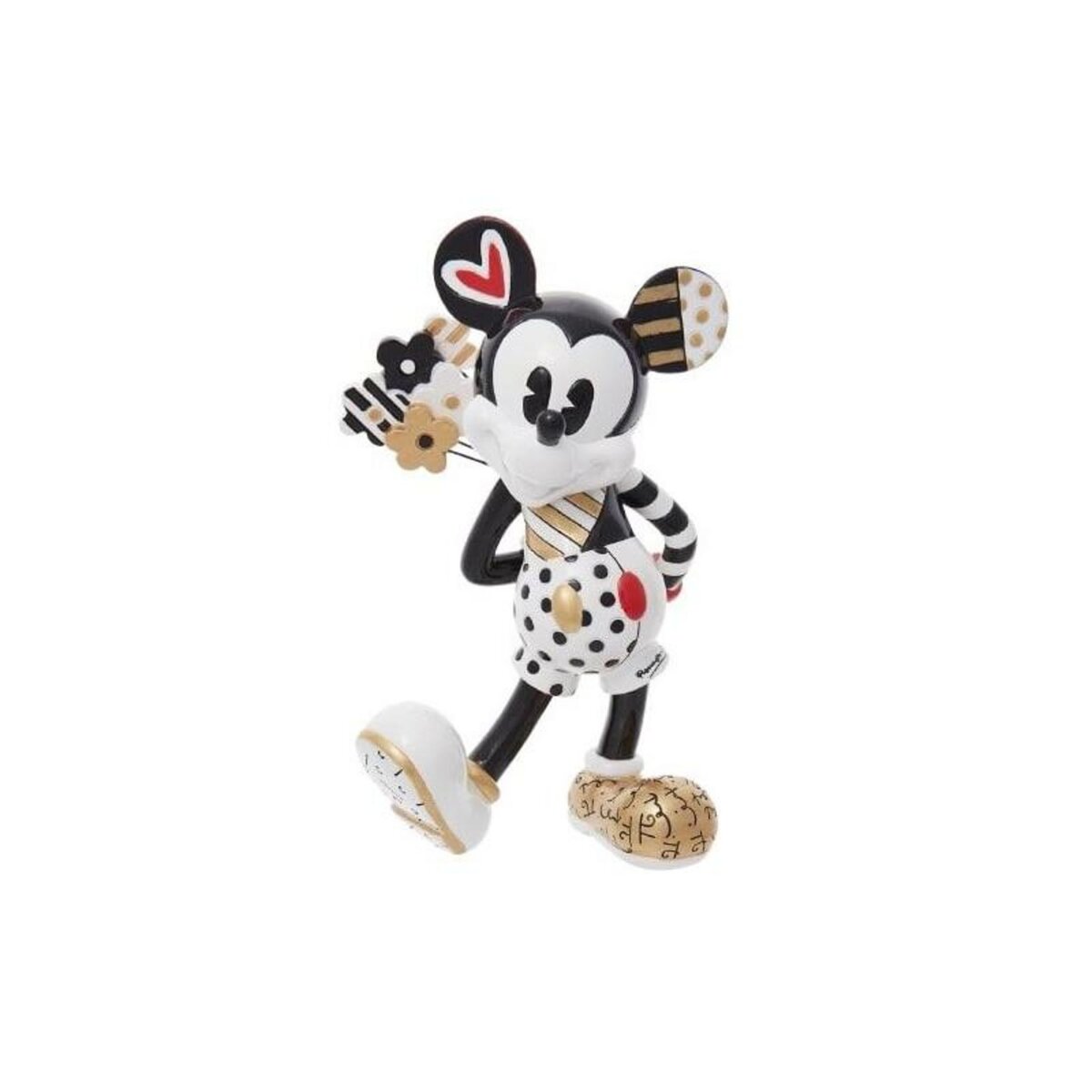 DISNEY Figurine Disney Britto Mickey Mouse Midas Bouquet de fleurs