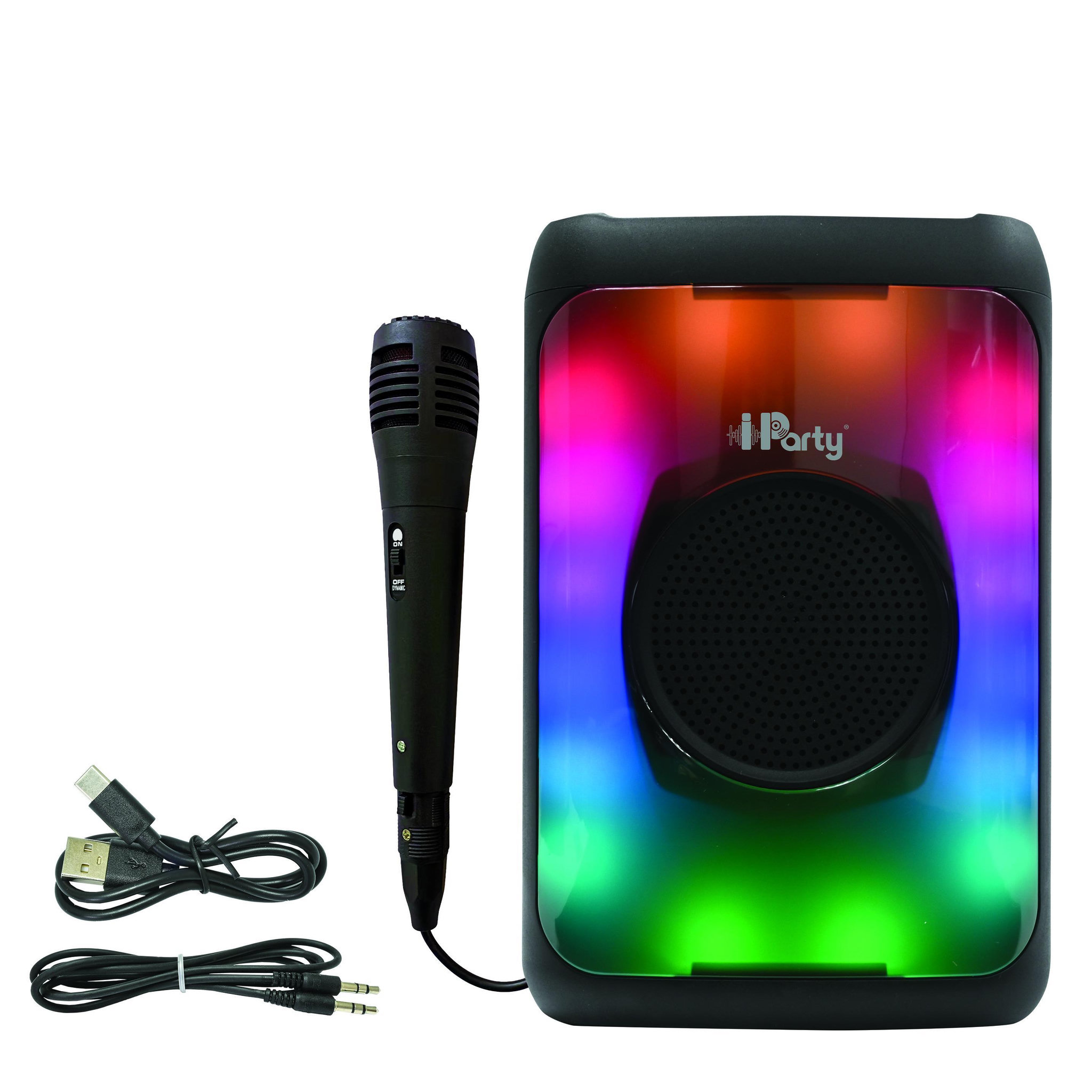 Lexibook Enceinte Taille Medium Bluetooth® lumineuse effet flammes multicolores avec micro