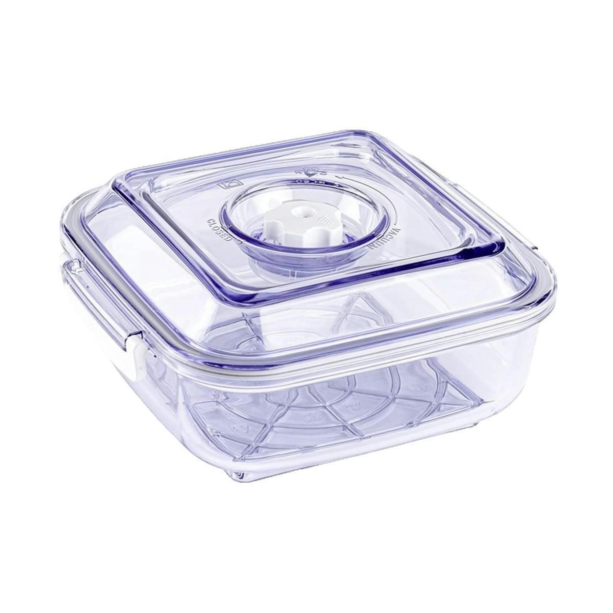 MAGIC VAC Conteneur sous vide Magic Vac bac rectangulaire 2,5 L transparent