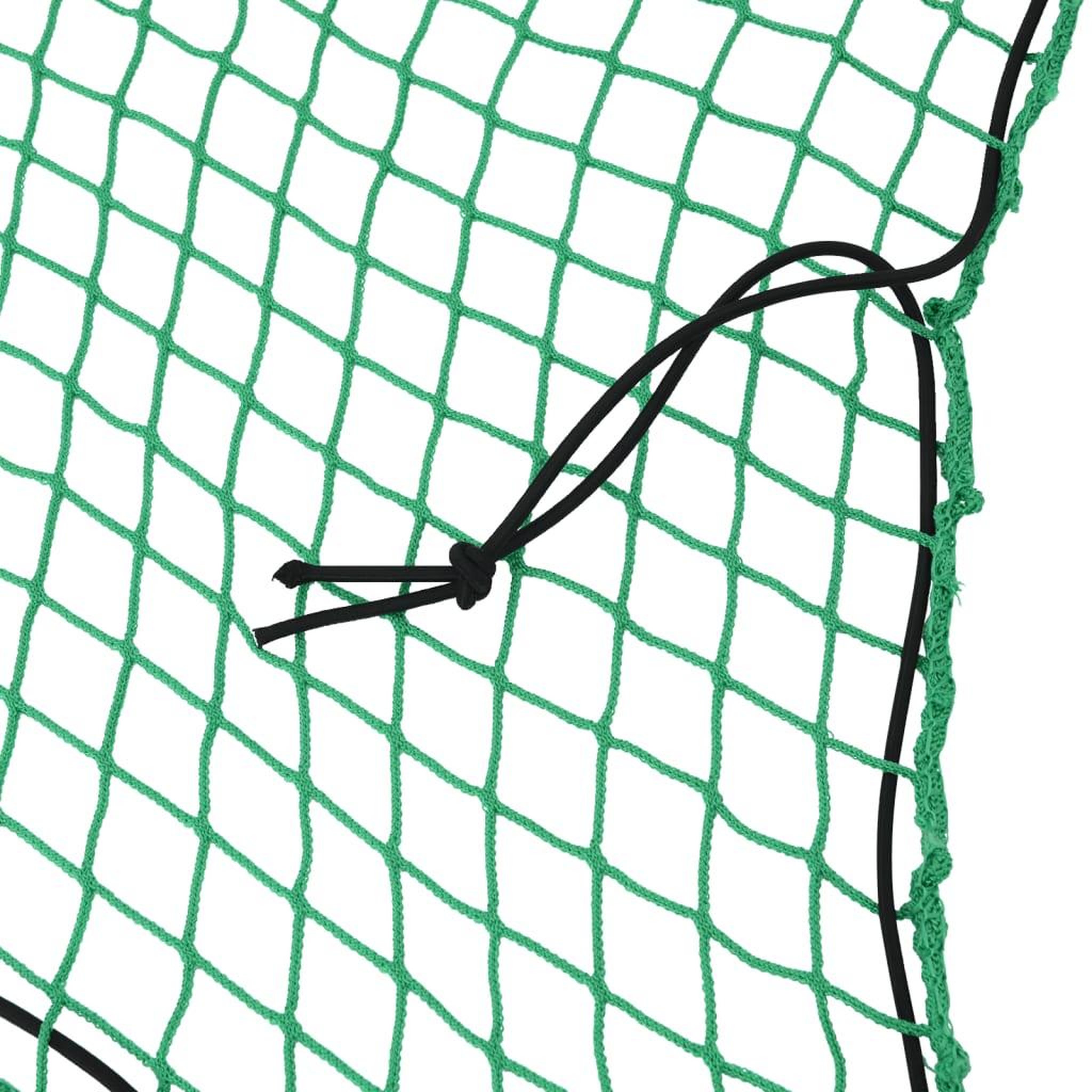 Voir la diapositive 3 : VIDAXL Filet pour remorque avec corde elastique vert 4x2 m PP