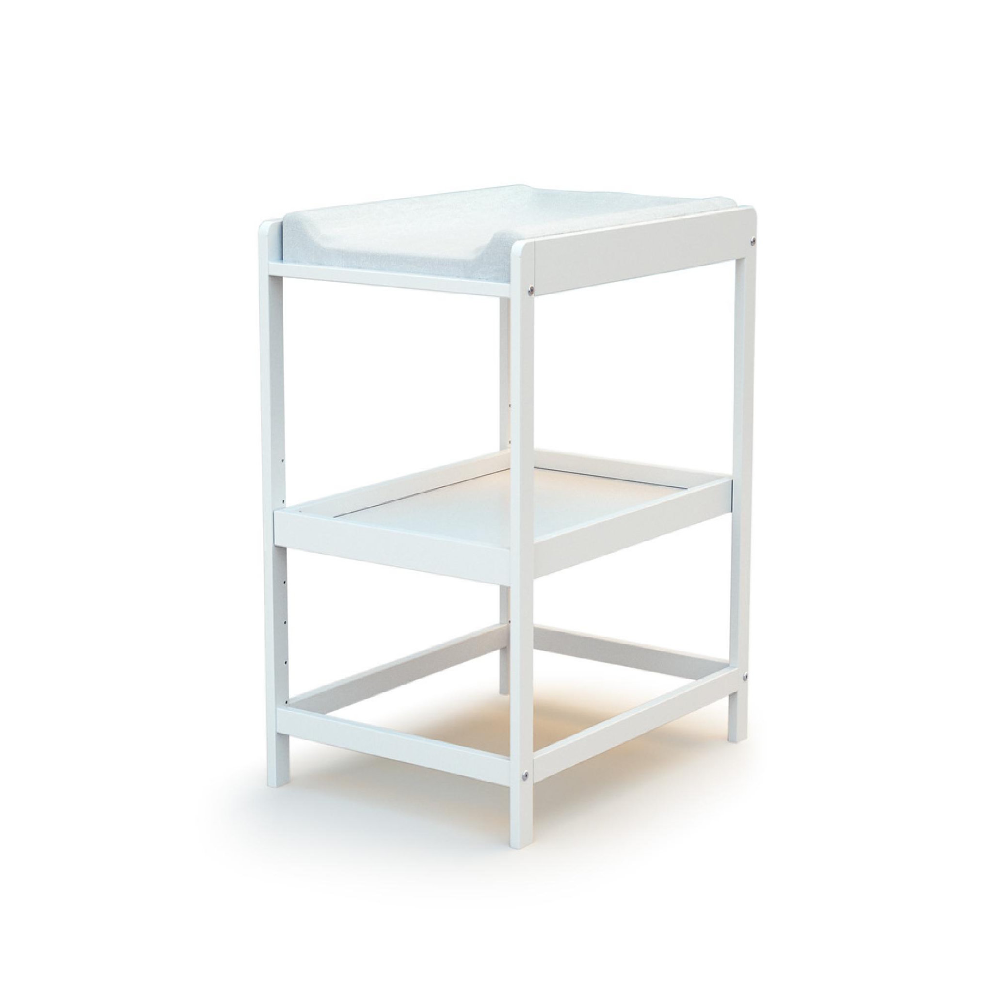 Voir la diapositive 1 : AT4 Table à langer 1 étagère CONFORT en bois 73 x 54 x 89 cm