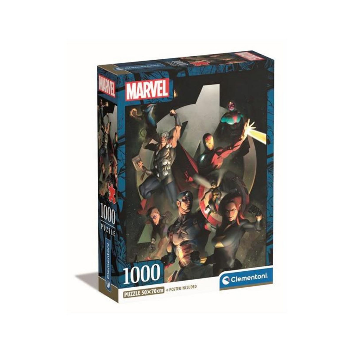 CLEMENTONI Puzzle Clementoni Marvel Les Avengers Compact 1000 pièces