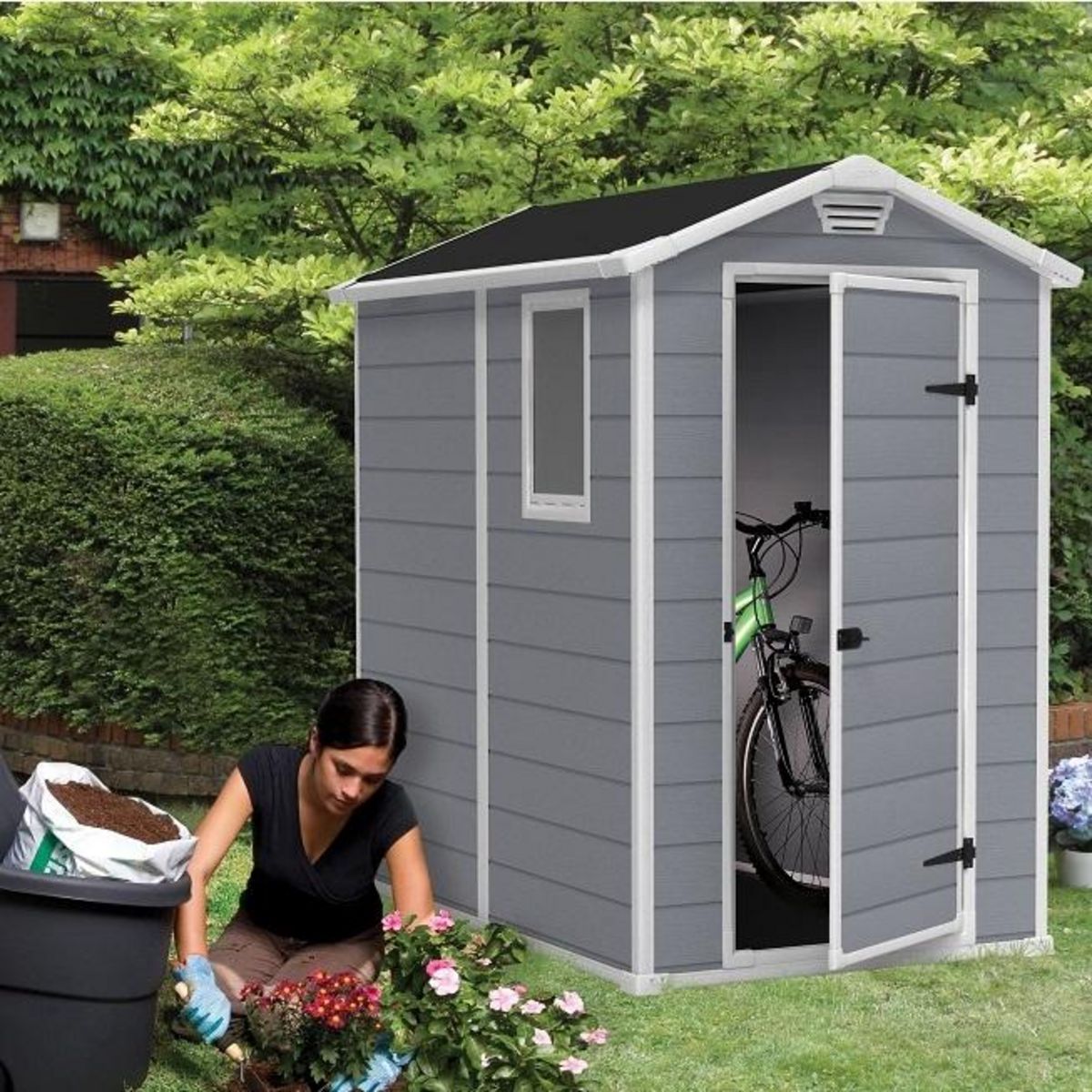 KETER Abri de jardin résine - 1,96m² - PREMIUM 46S