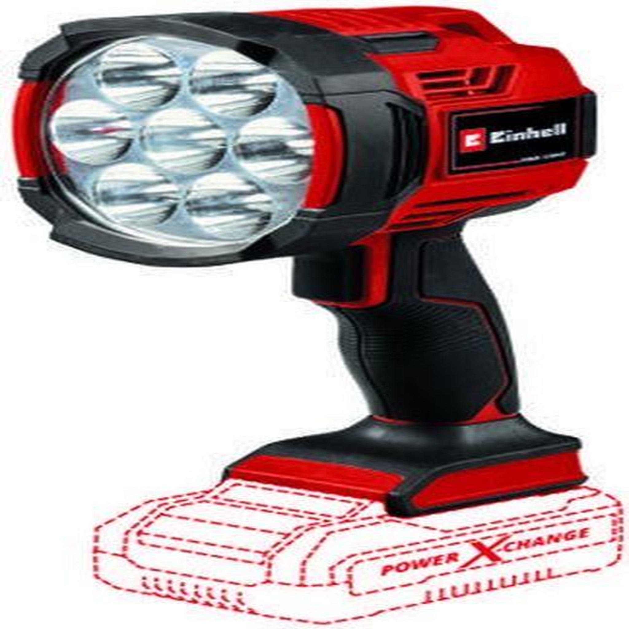 Einhell Lampe torche sans fil TE-CL 18/2500 LiAC - 7 LED - 2 500 lumens - 6500 K - sans batterie