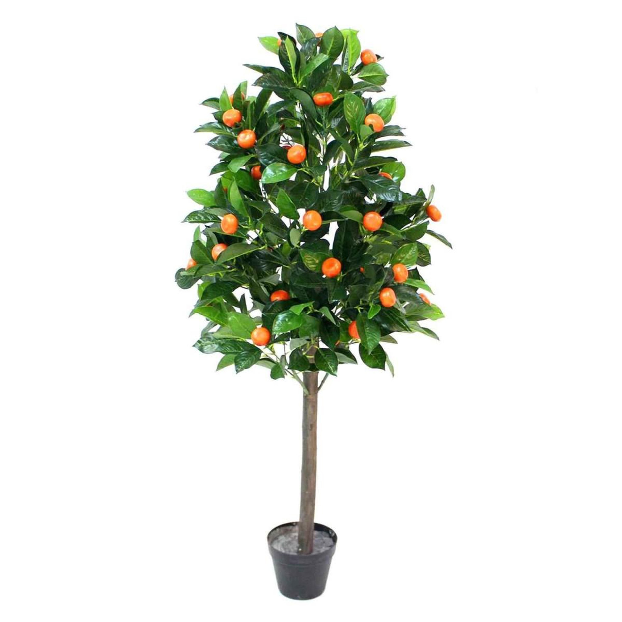 The Home Deco Factory Arbre artificiel en pot  oranger  120cm vert