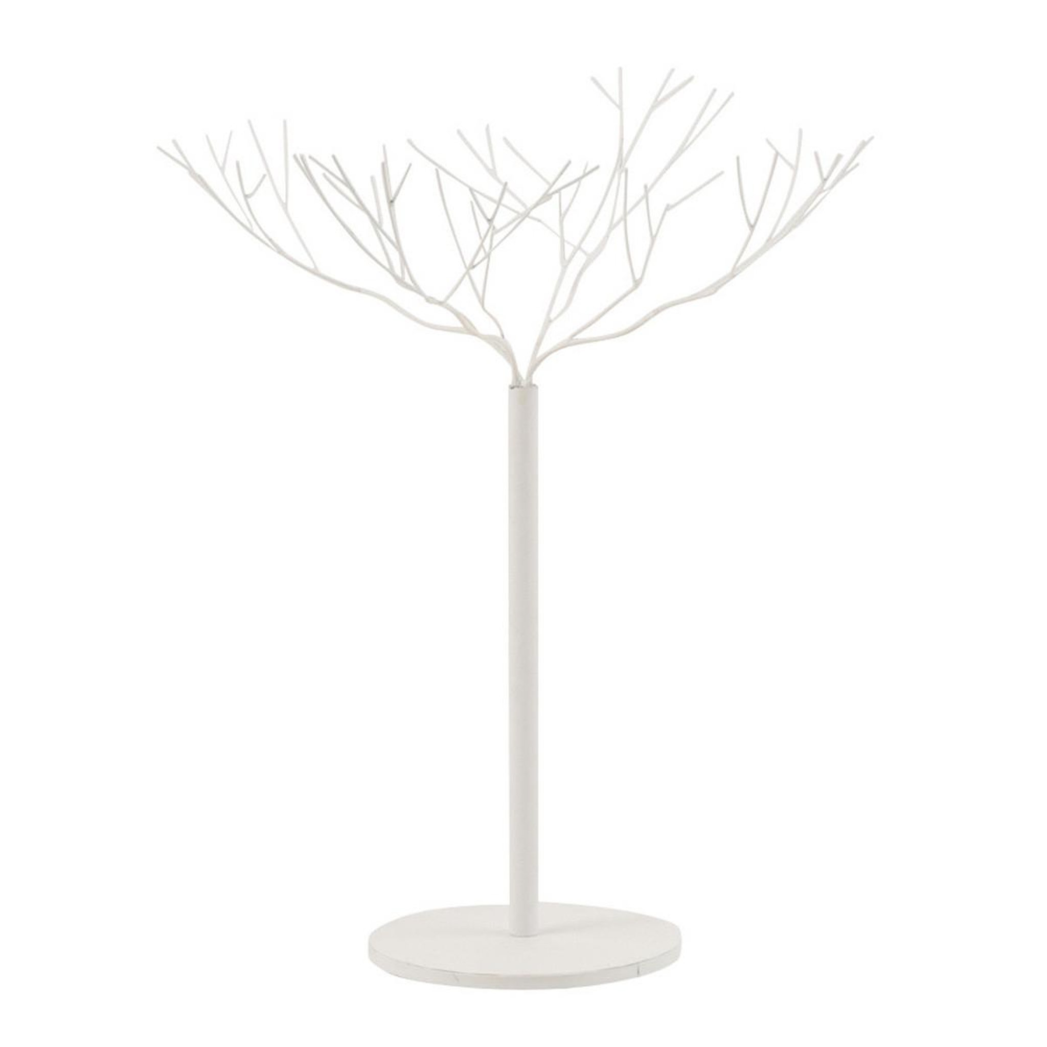 J-LINE Arbre déco en métal  maynard  75cm blanc