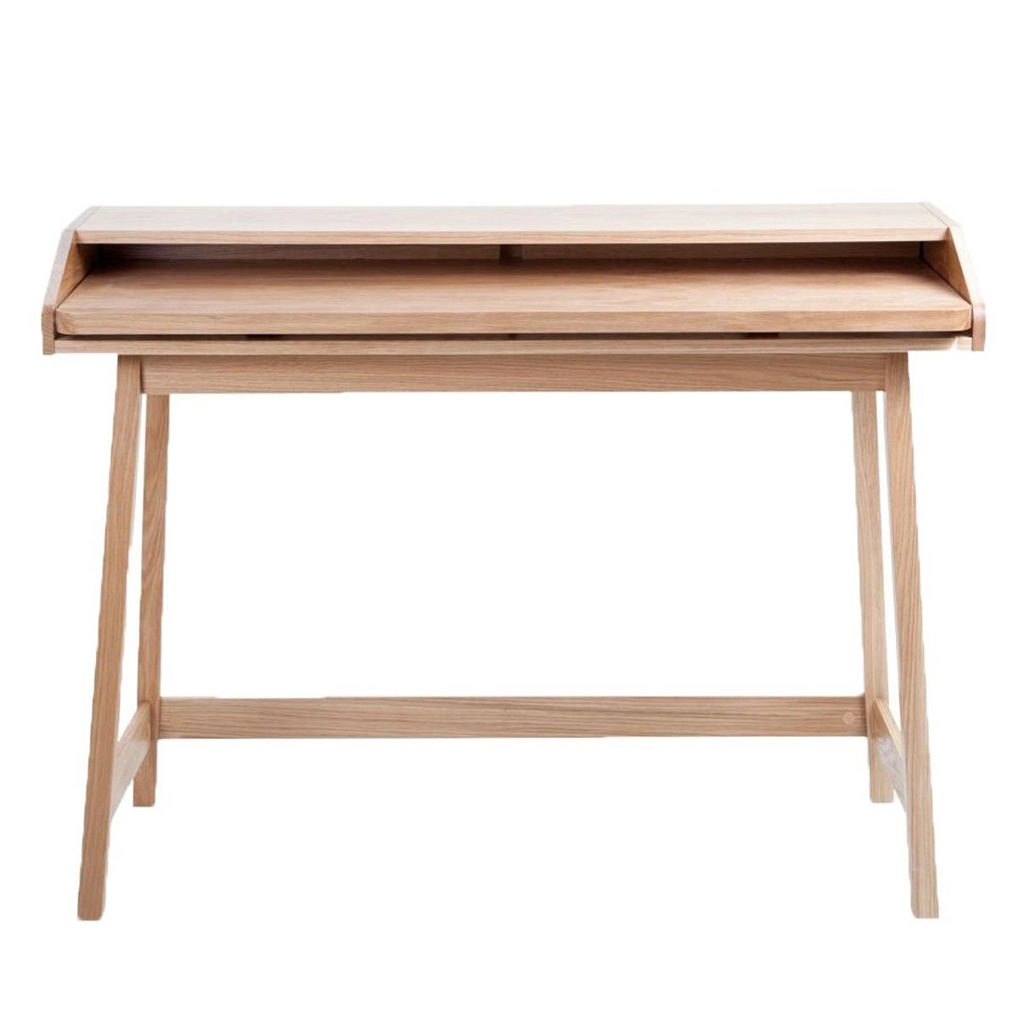 Paris Prix Bureau design avec plateau coulissant  st james  116cm chêne