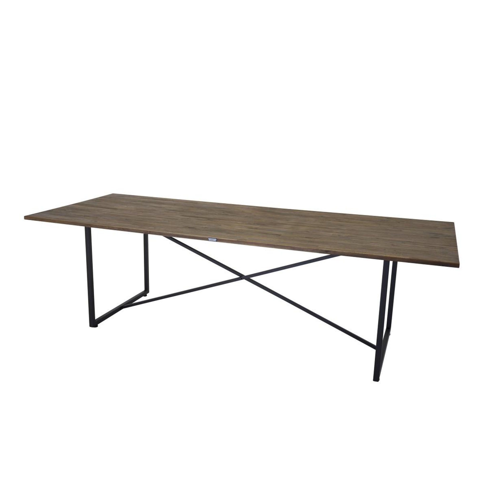 Voir la diapositive 2 : Paris Prix Table à manger en teck  padang  250cm marron