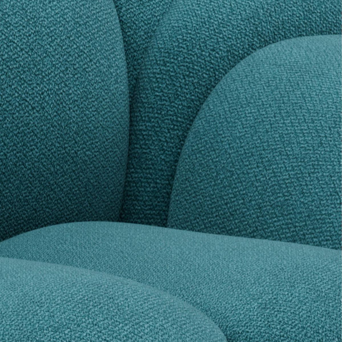 LISA DESIGN Ava - canapé 3 places en velours texturé