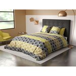 Les Ateliers du Linge Parure housse de couette 100% microfibre 60 gsm, hiko. Coloris disponibles : Noir