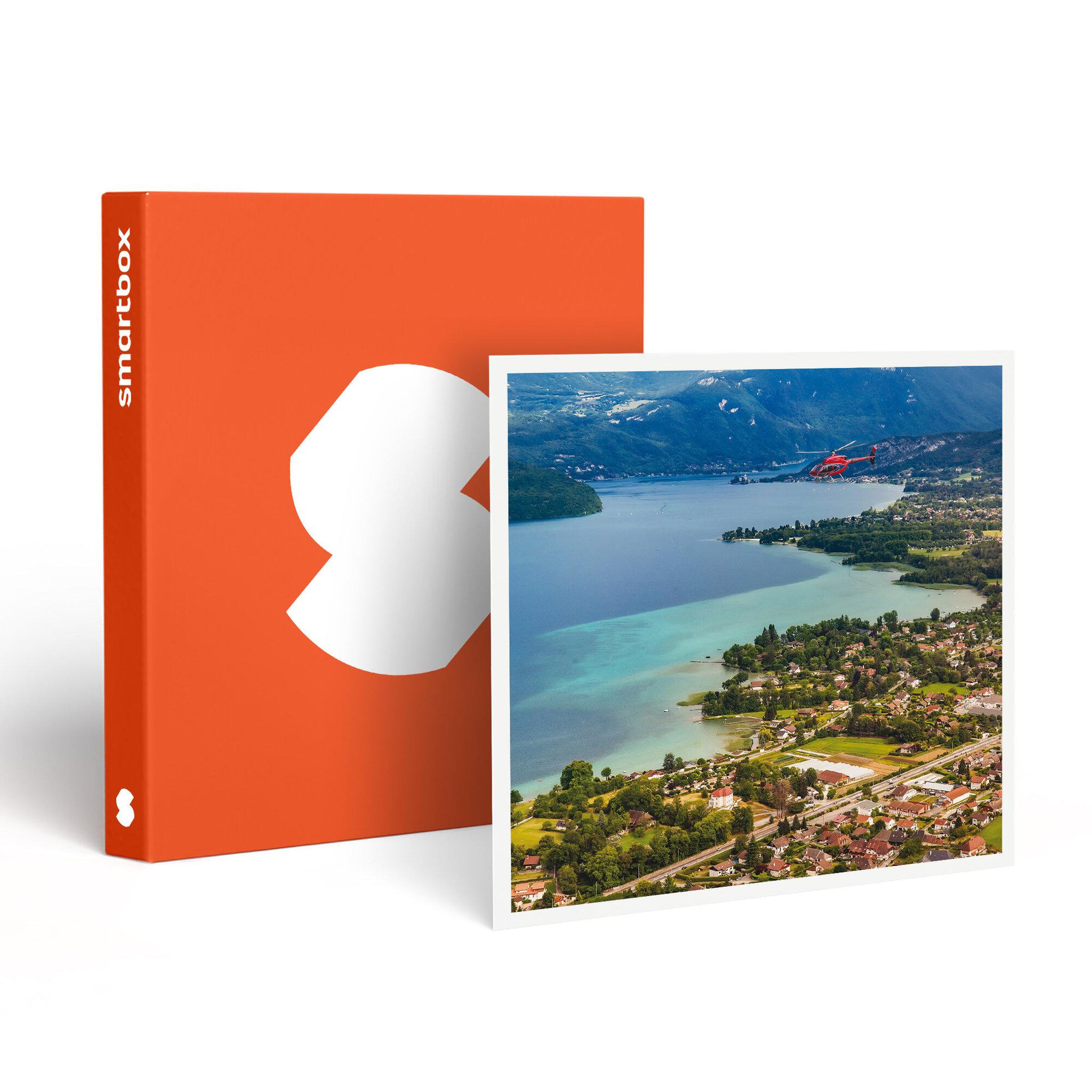 Smartbox Vol en hélicoptère de 15 min pour 2 personnes au-dessus de chambéry - coffret cadeau sport & aventure