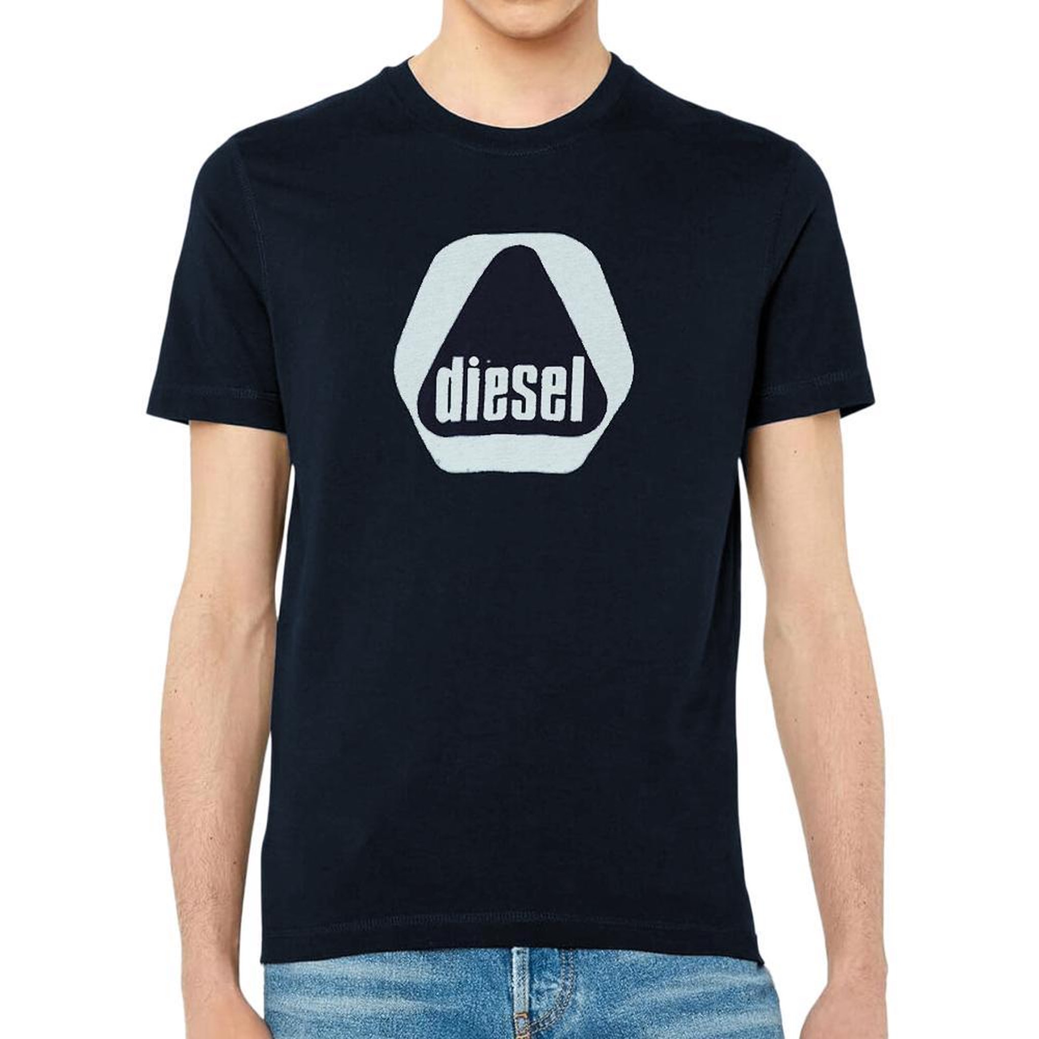 DIESEL T shirt  Homme Diesel Diegor81E. Coloris disponibles : Bleu