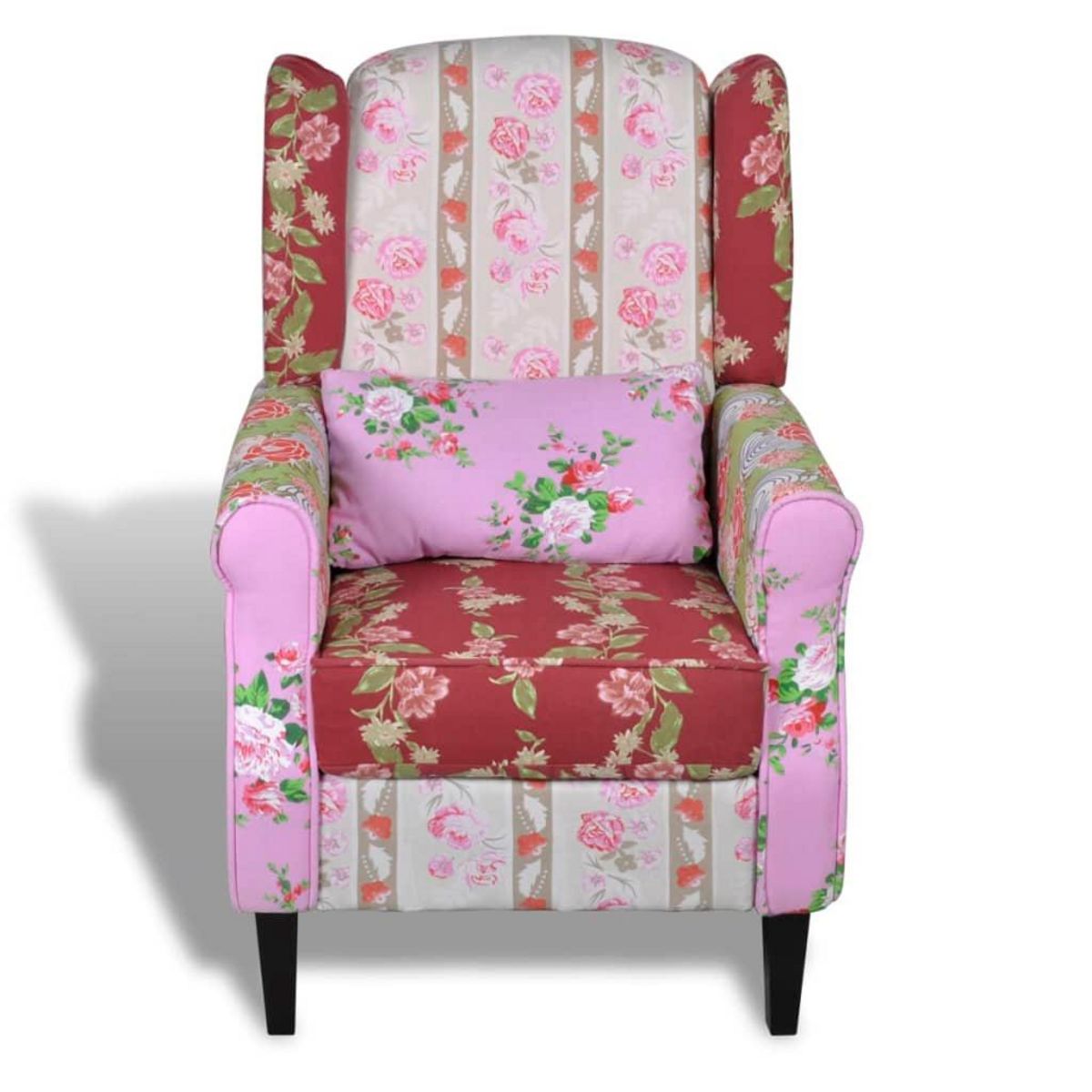 VIDAXL Fauteuil avec design de patchwork Tissu