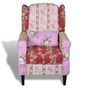 Voir la diapositive 3 : VIDAXL Fauteuil avec design de patchwork Tissu