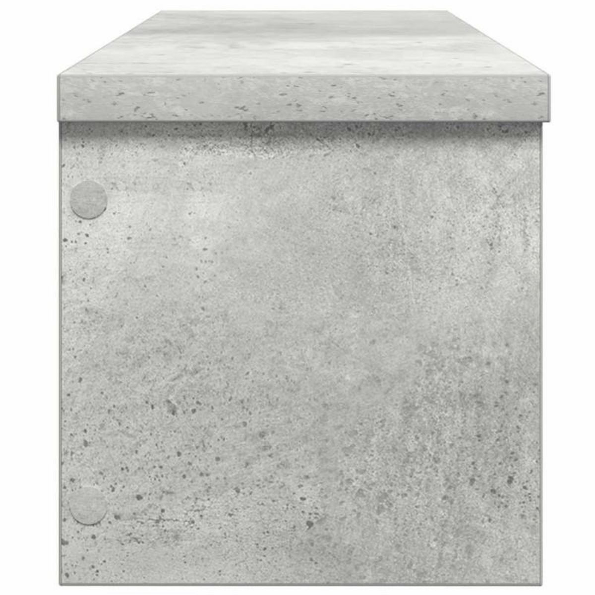 VIDAXL Étagères de cuisine empilables 2 pcs gris béton 50x15x16 cm