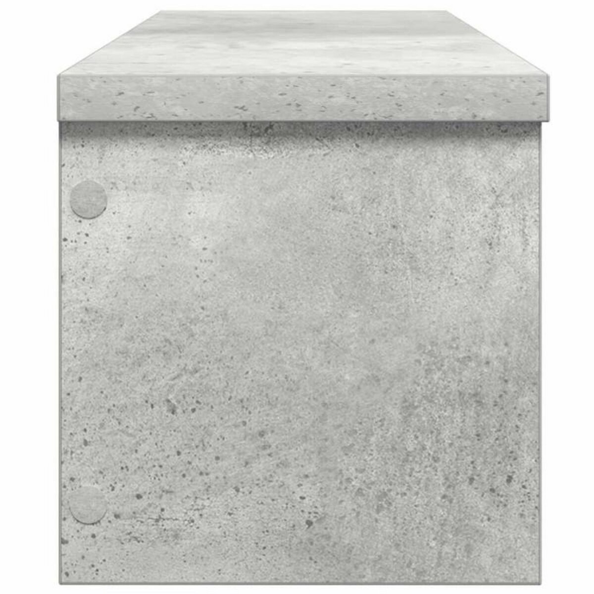 VIDAXL Étagères de cuisine empilables 2 pcs gris béton 50x15x16 cm