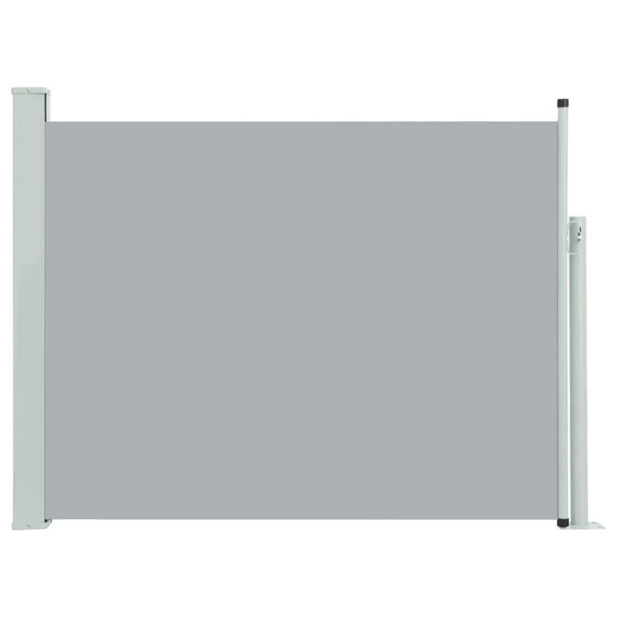 VIDAXL Auvent lateral retractable de patio 140x500 cm Gris