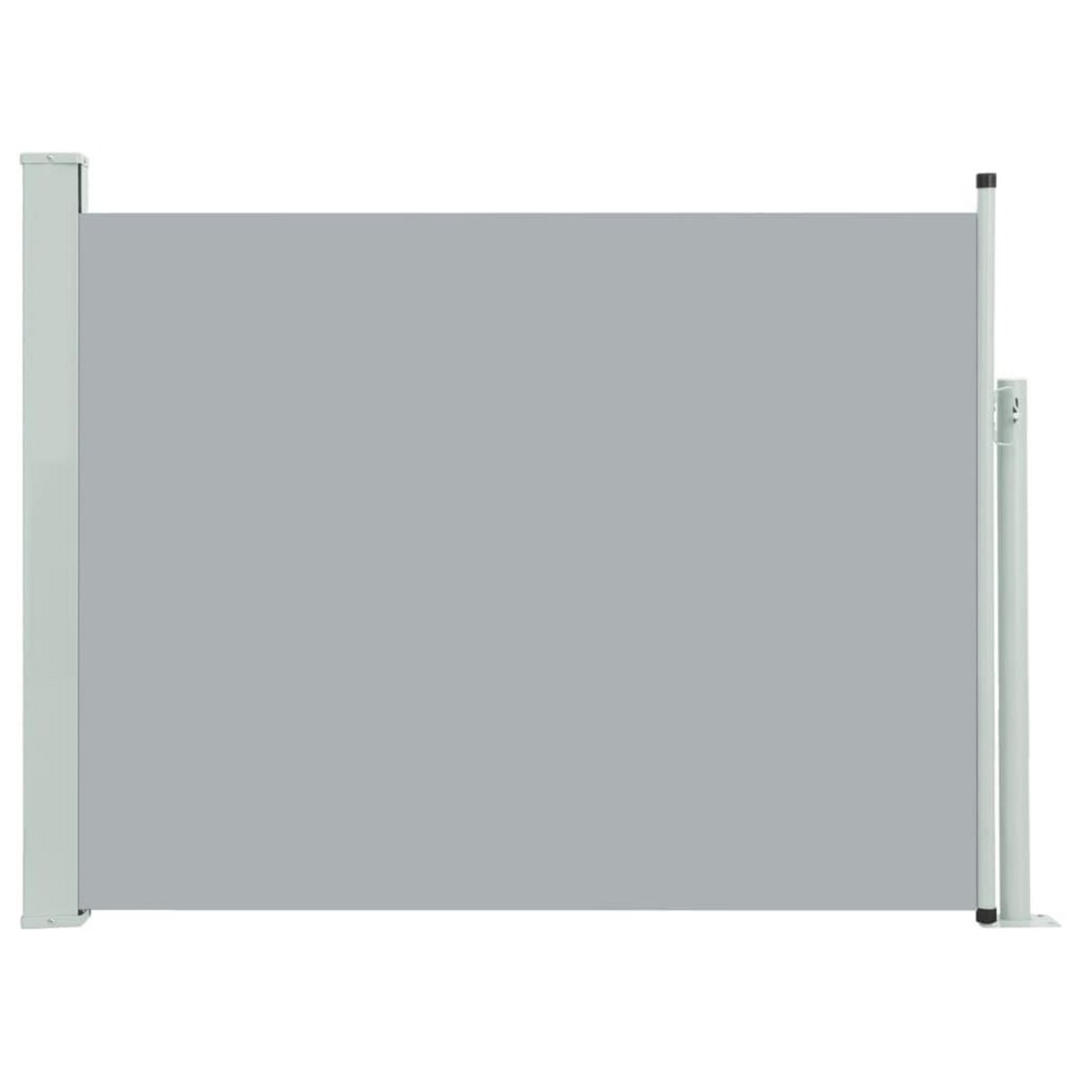 VIDAXL Auvent lateral retractable de patio 140x500 cm Gris