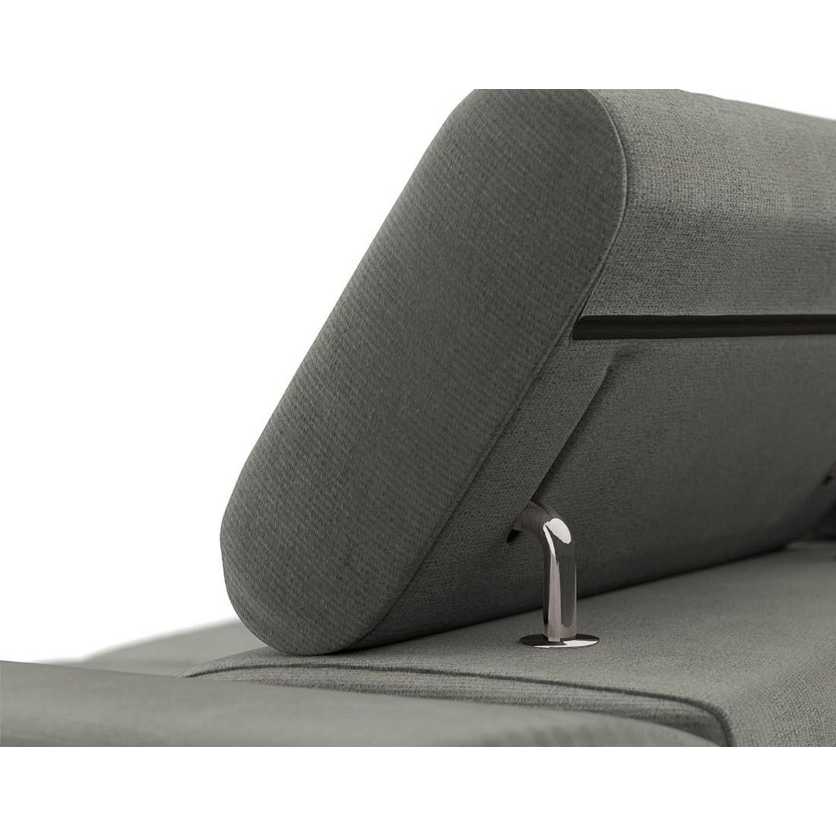 BEST MOBILIER Pablo - fauteuil avec têtière ajustable - en velours