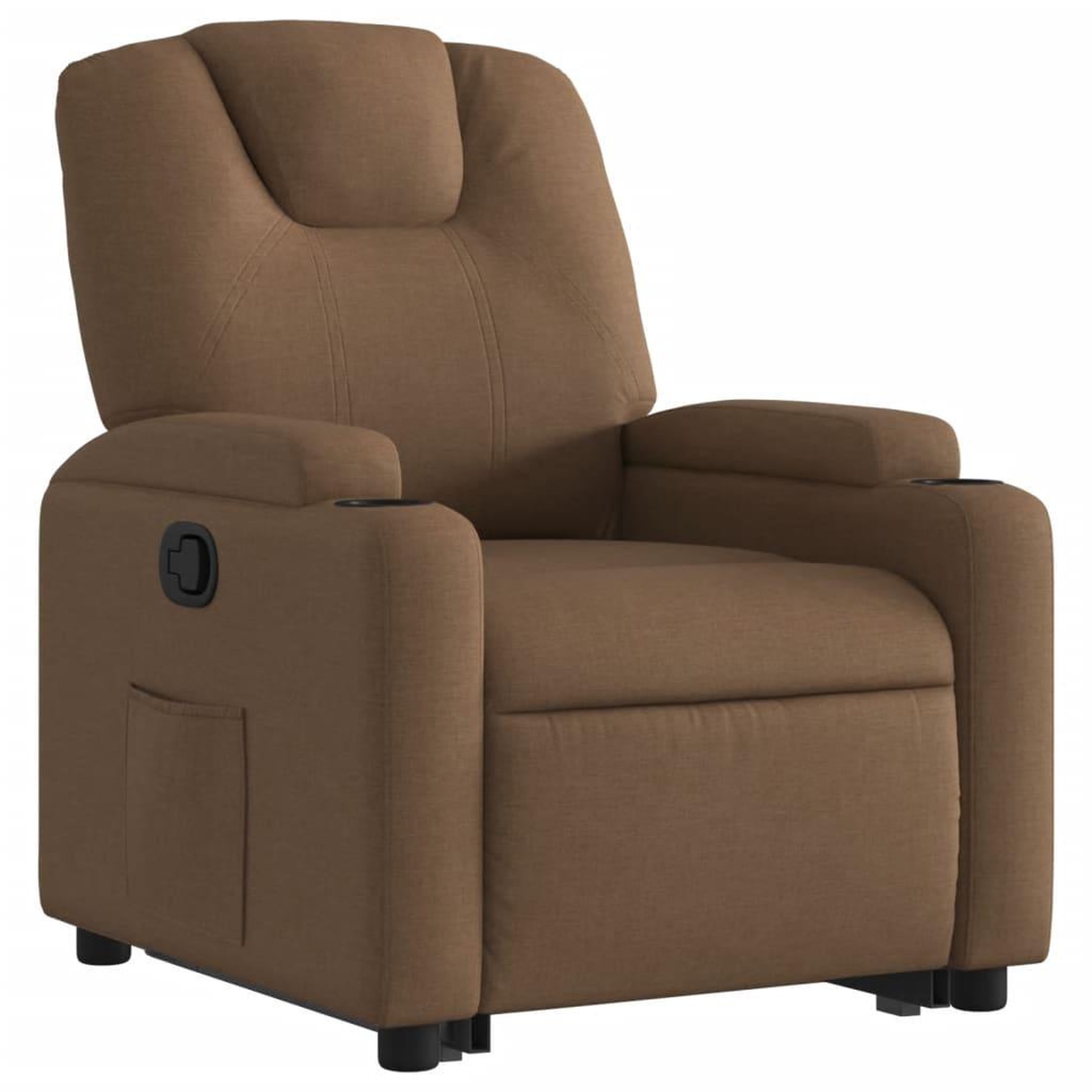 Voir la diapositive 4 : VIDAXL Fauteuil inclinable Marron Tissu