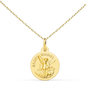 Voir la diapositive 1 : L'ATELIER D'AZUR Collier - Médaille Saint Michel Or Jaune - Chaîne Dorée - Gravure Offerte