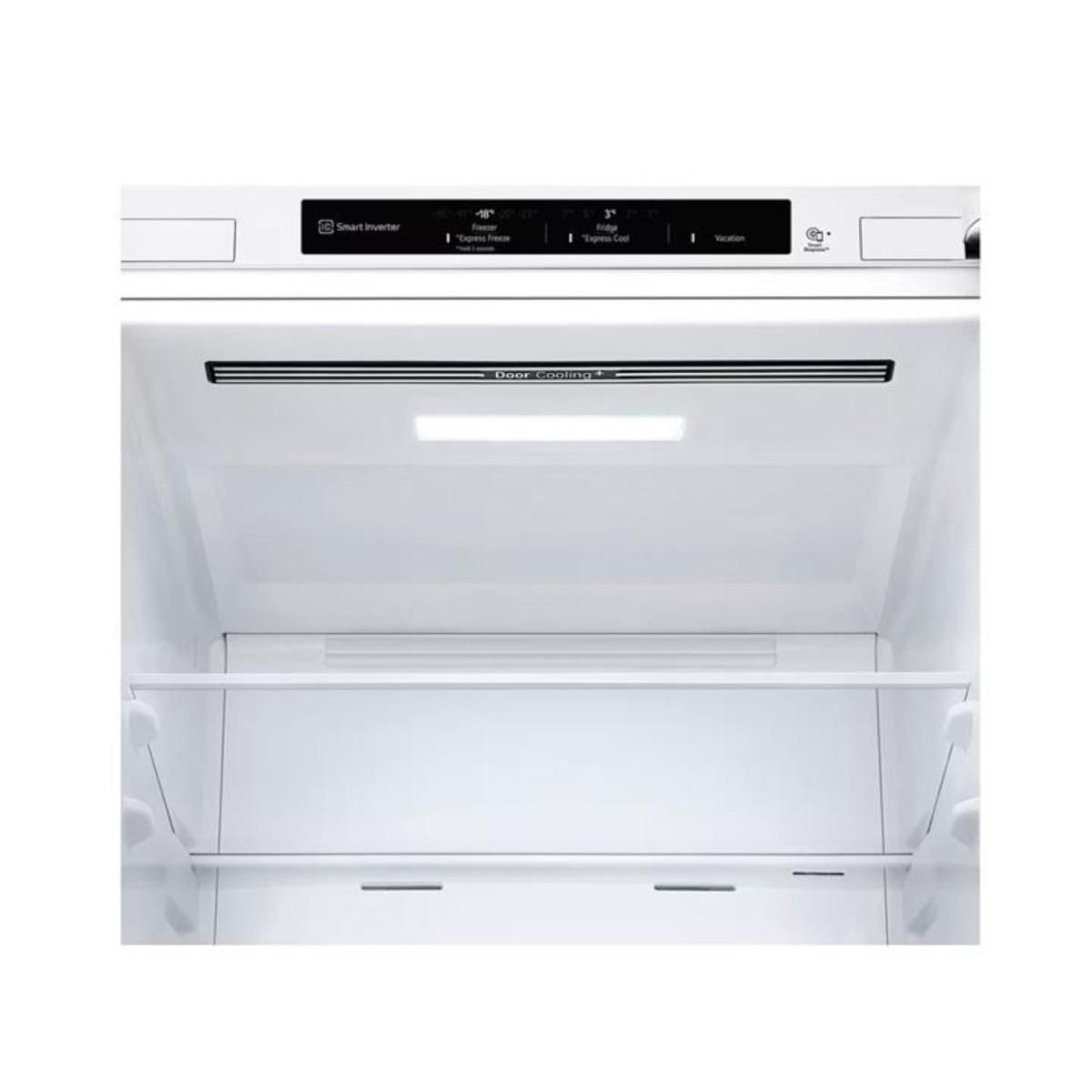 LG Réfrigérateur combiné 186cm 344l ventilé blanc - GBV3100ESW
