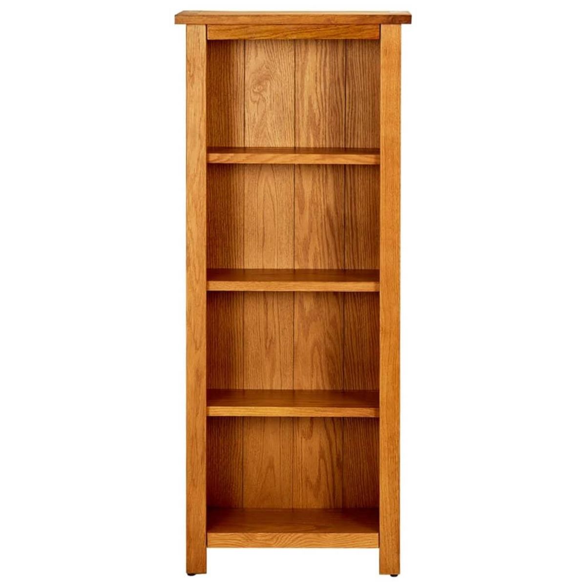 VIDAXL Bibliotheque a 4 niveaux 45x22x110 cm Bois de chene massif