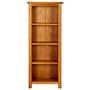 Voir la diapositive 2 : VIDAXL Bibliotheque a 4 niveaux 45x22x110 cm Bois de chene massif