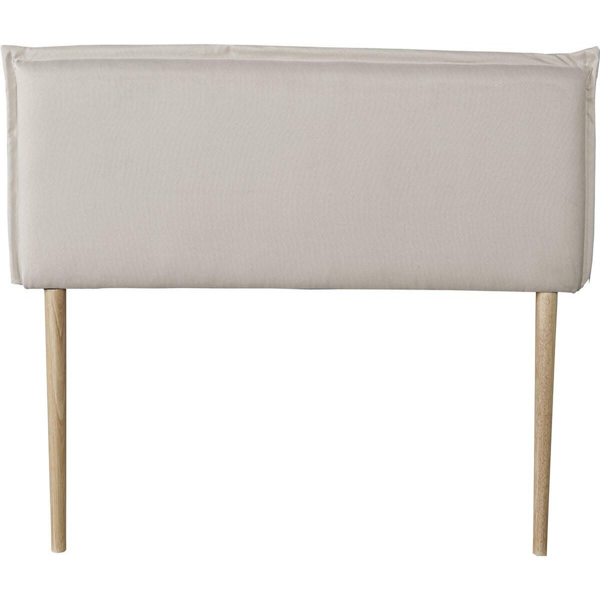 Voir la diapositive 4 : Habitat et Jardin Tête de lit  jessica  en lin -  140 cm - beige