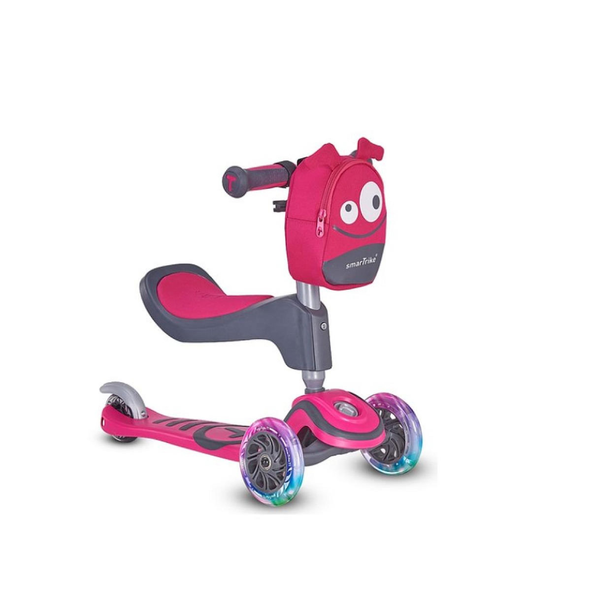 SMARTRIKE Trottinette enfant 3-en-1 T1 rose