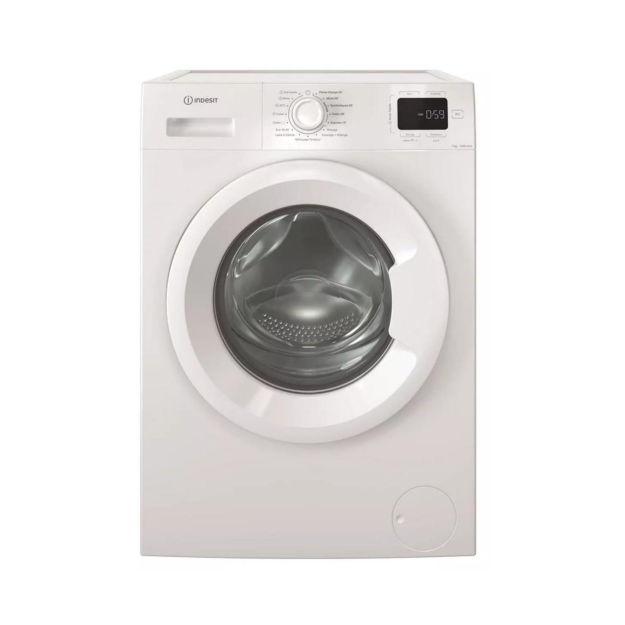 Indesit Lave-linge frontal 7kg 1200 tours/min - imd762mytimefr