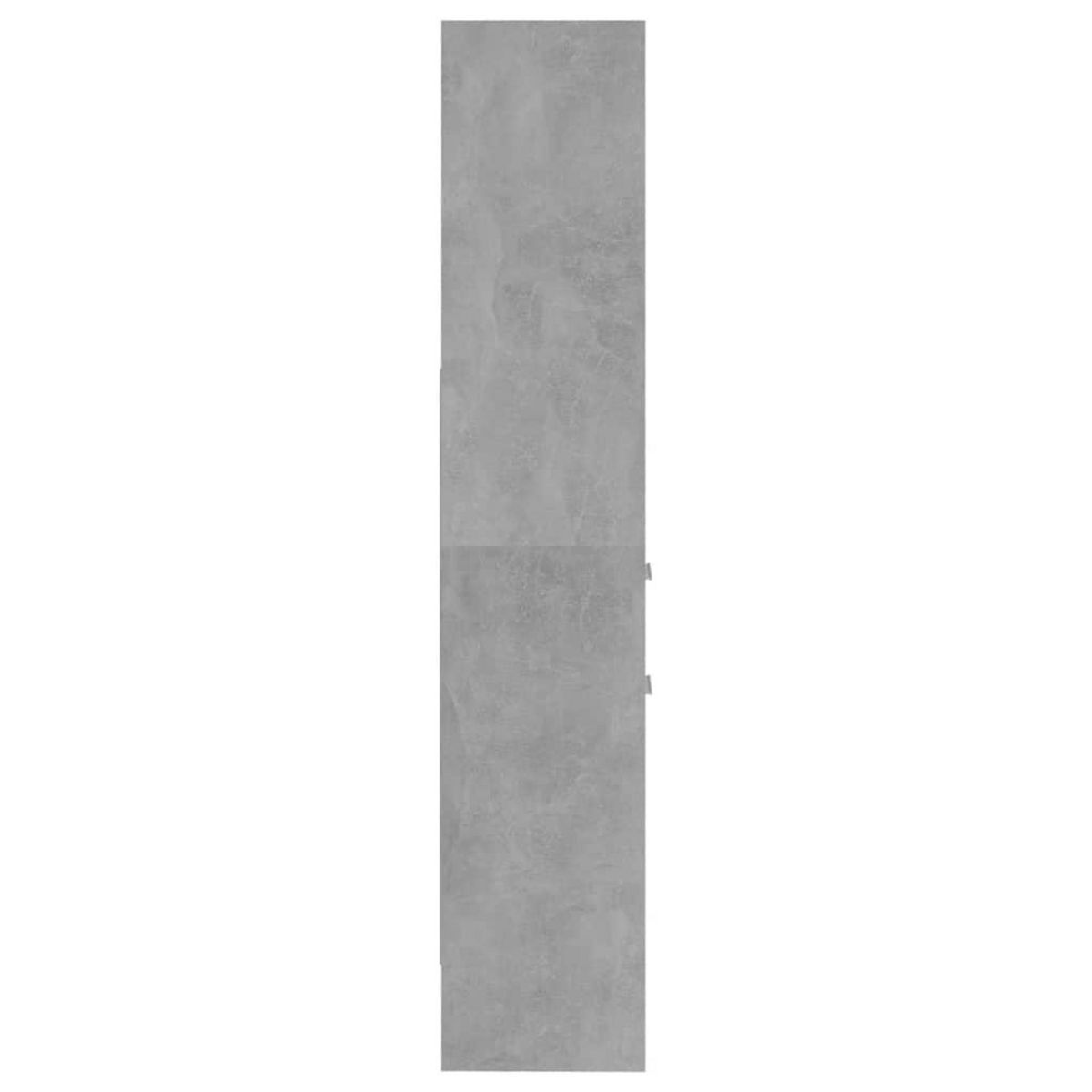 VIDAXL Bibliotheque Gris beton 40x35x180 cm Bois d'ingenierie