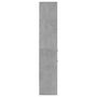 Voir la diapositive 5 : VIDAXL Bibliotheque Gris beton 40x35x180 cm Bois d'ingenierie