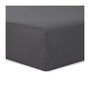 Voir la diapositive 1 : VISION Vision - Drap housse Anthracite - 140x190cm - 100% coton