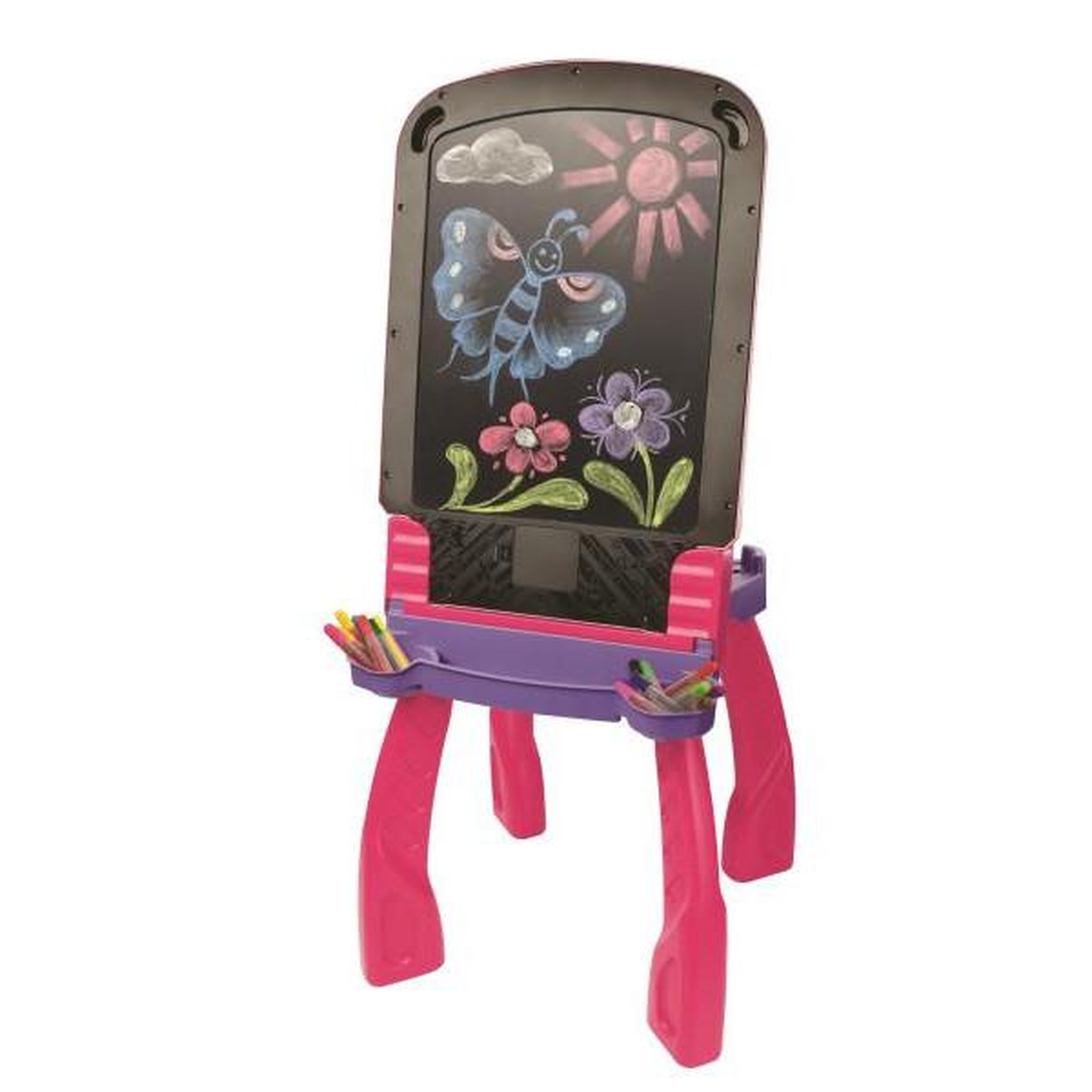 Voir la diapositive 2 : VTECH Chevalet Interactif 3 en 1 VTECH - Rose - Pour Fille - A partir de 3 ans