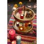 Voir la diapositive 5 : Paris Prix Plateau 2 Niveaux en Bois  Delhi  53cm Multicolore