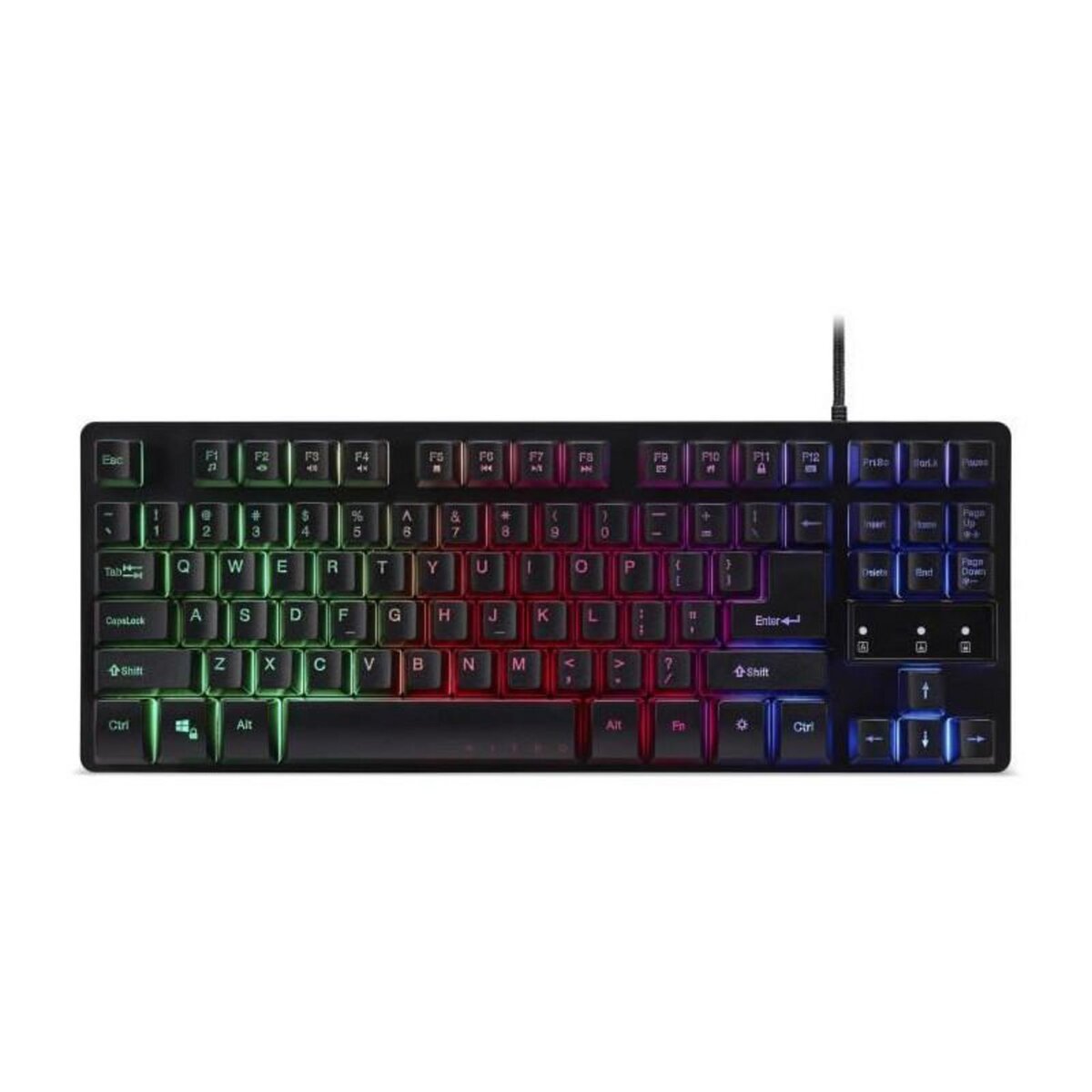 ACER Clavier gaming - Membrane - ACER - GP.KBD11.01W - AZERTY - Rétro-éclairage RGB