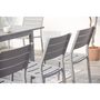 Voir la diapositive 6 : CONCEPT USINE Table de jardin extensible 6 chaises et 2 fauteuils en alu MEZZANE