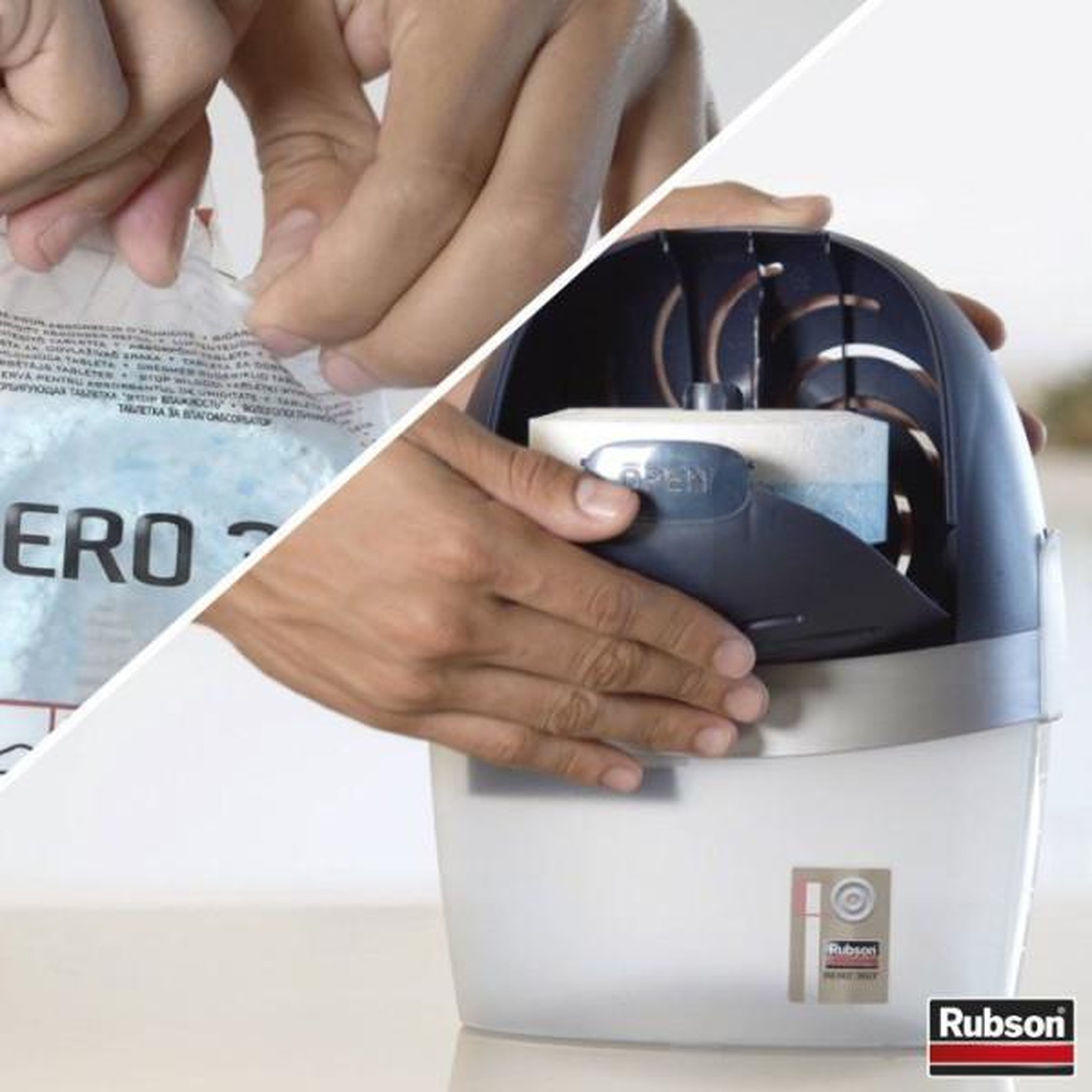Voir la diapositive 4 : rubson Lot de 6 recharges absorbeur d'humidité - rubson - top promo - 5 recharges aero 360° neutre + 1 recharge aero 360° relax lava