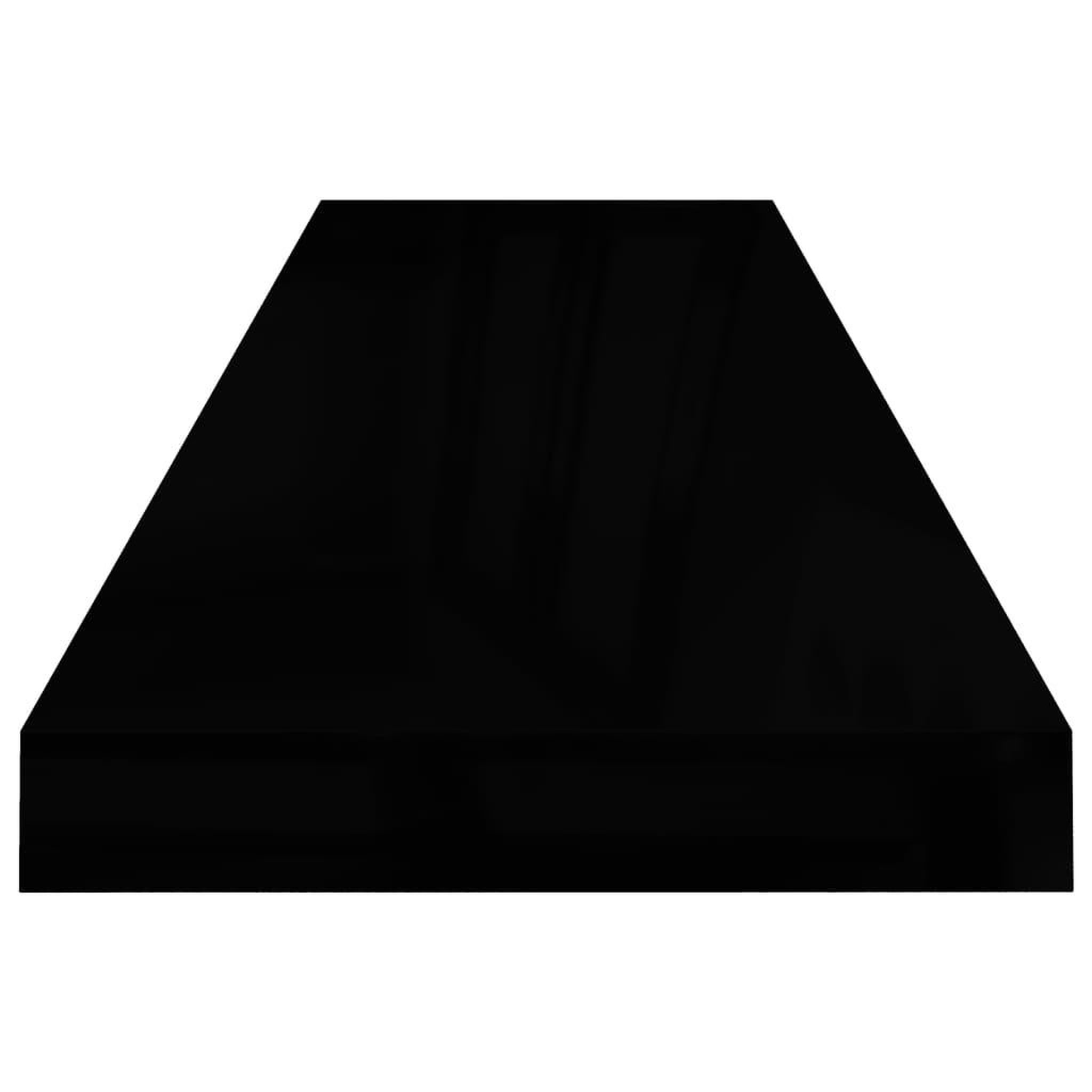 Voir la diapositive 5 : VIDAXL Etagere murale flottante Noir brillant 90x23,5x3,8 cm MDF