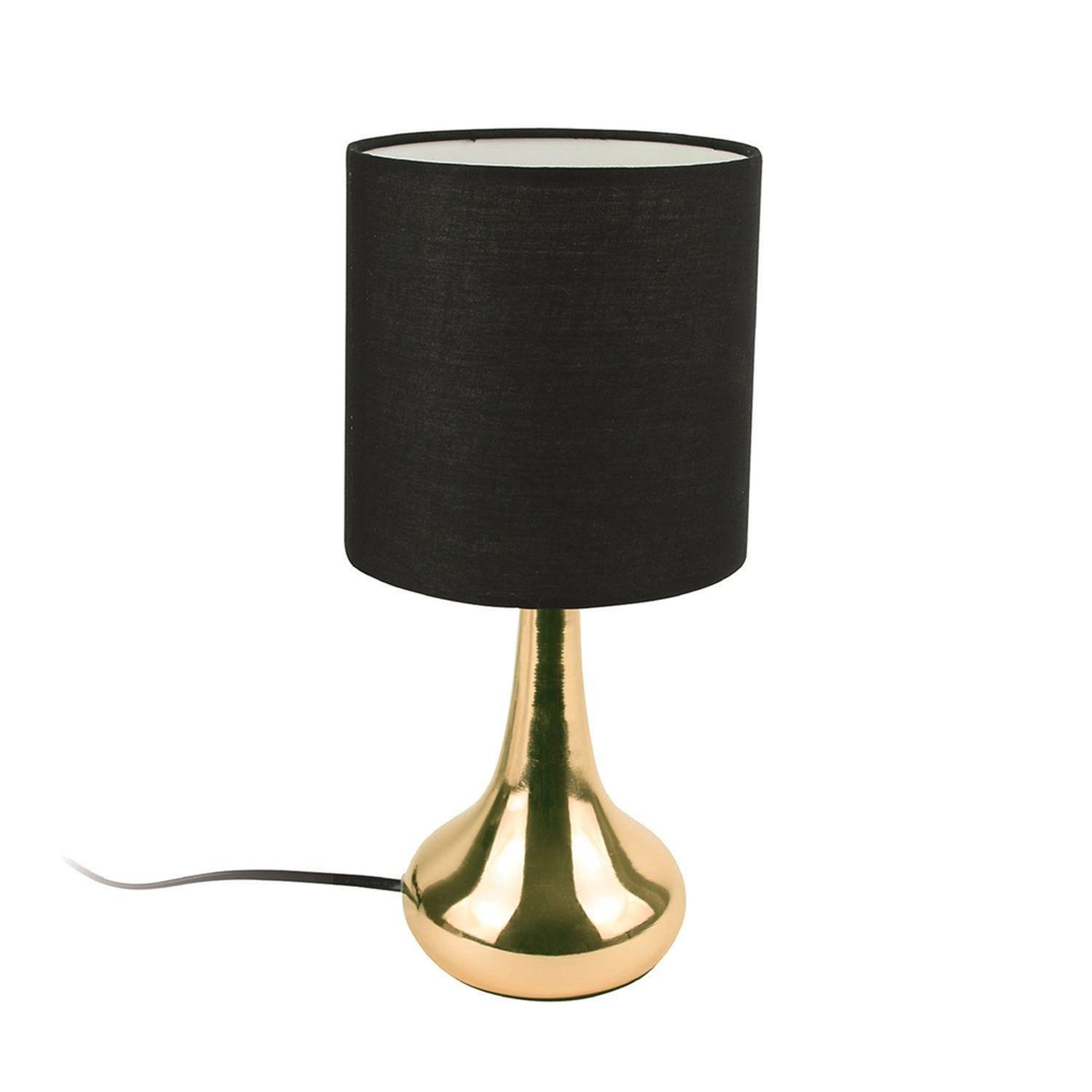 The Home Deco Factory Lampe de chevet design Touch. Coloris disponibles : Noir
