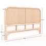 Voir la diapositive 4 : Rendez vous déco Tête de lit en rotin et cannage 90 cm - Naïra