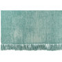 Voir la diapositive 2 : Paris Prix Plaid à Franges  Chenille  130x170cm Turquoise