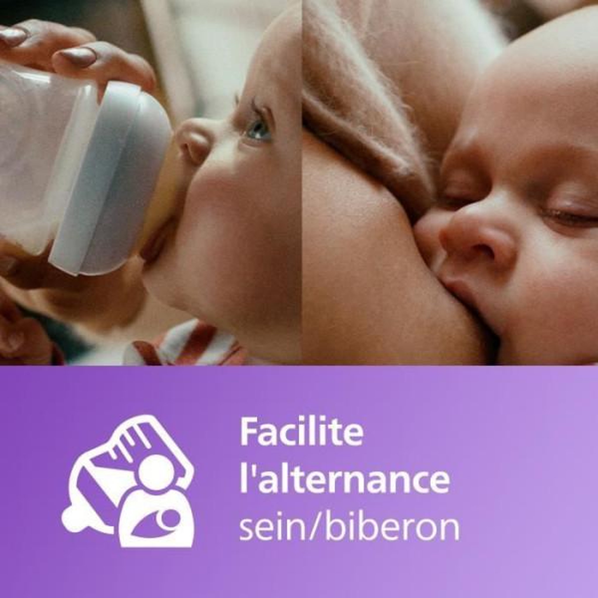 Voir la diapositive 3 : PHILIPS AVENT Coffret découverte - philips avent - natural 3.0 - biberon 125ml + sucette ultra air 0-6m
