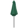 Voir la diapositive 4 : VIDAXL Parasol de jardin et mat en aluminium 270x246 cm Vert