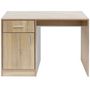 Voir la diapositive 3 : VIDAXL Bureau avec tiroir et placard Chene 100x40x73 cm