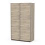 Voir la diapositive 2 : Armoire 2 portes coulissantes L120 cm THIBAULT