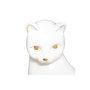 Voir la diapositive 2 : ATMOSPHERA Statuette Déco en Céramique  Chat  26cm Blanc